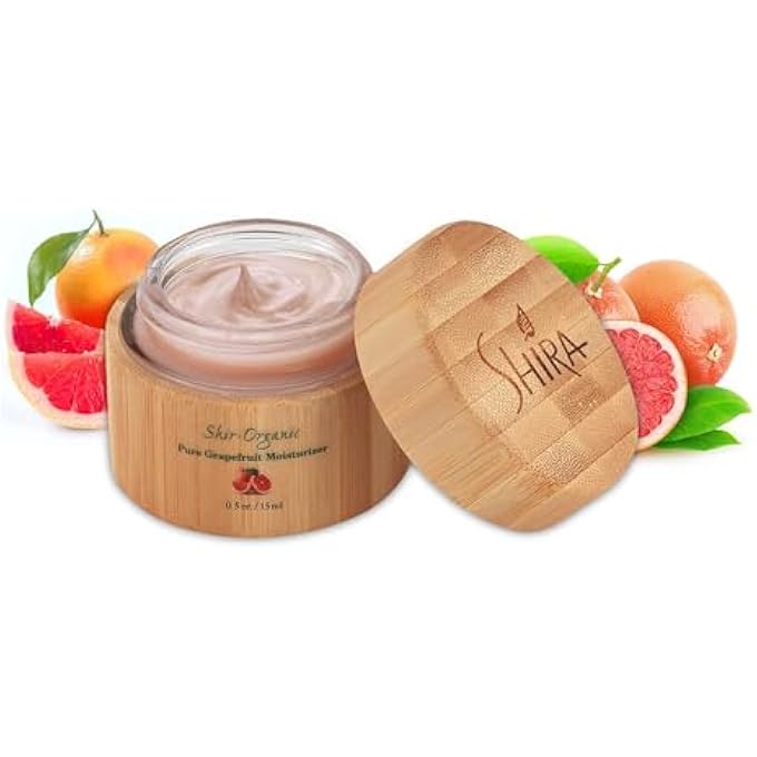 SHIRA SHIR-ORGANIC PURE PINK GRAPEFRUIT MOISTURIZER, INTENSE HYDRATION SOFT - BRIGHTENING MOISTURIZER FOR FACE (15 ML) - Image 2